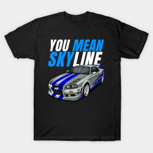 You mean Skyline { Paul walker's Skyline } T-Shirt